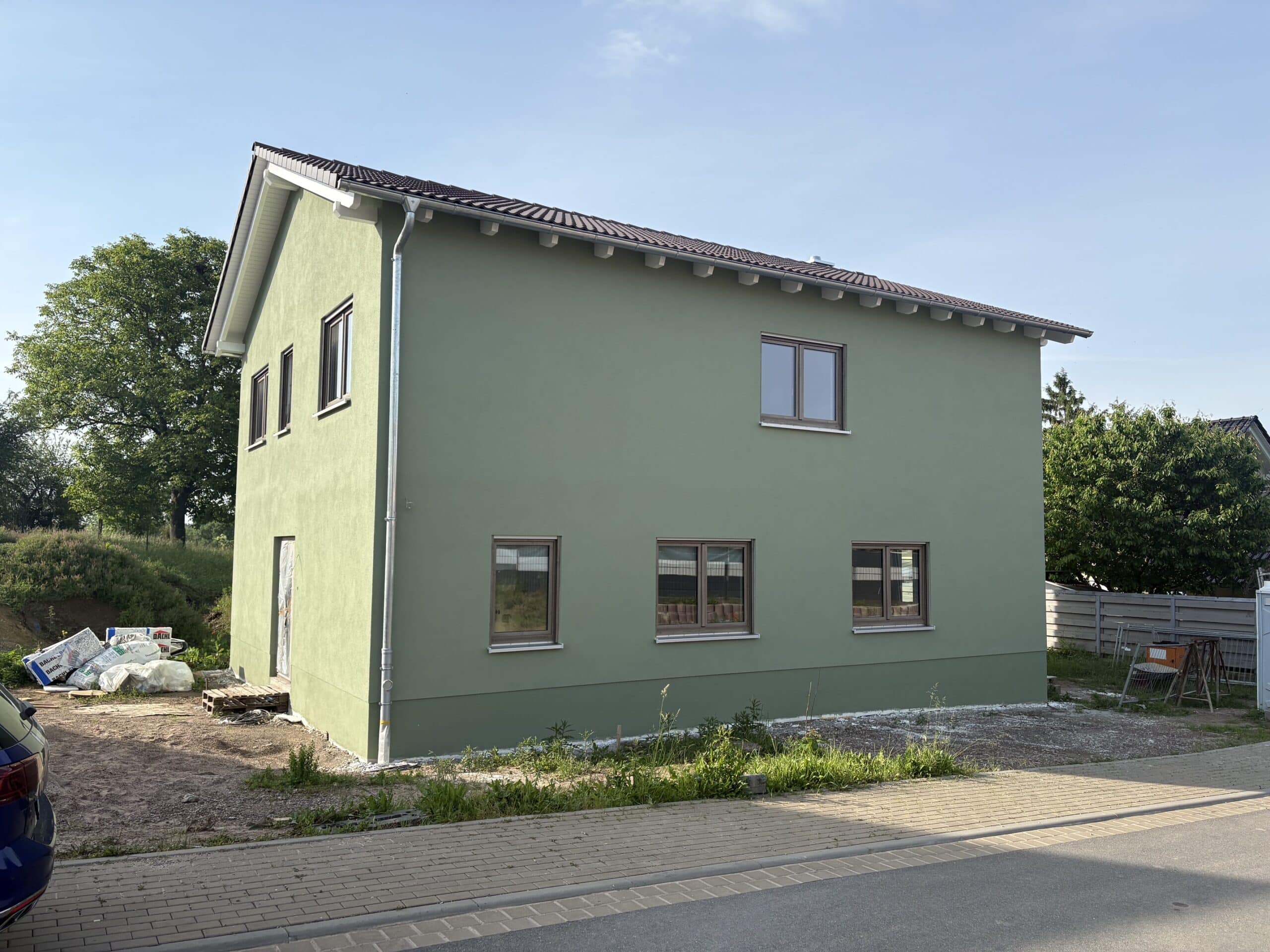 Fertigstellung Einfamilienhaus